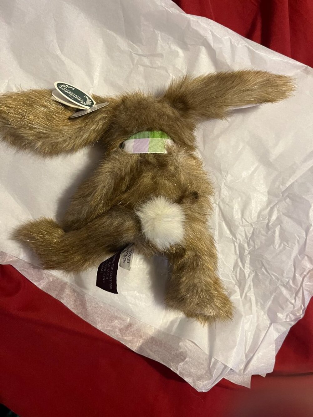 Bearington Collection Coco Brown Rabbit - Picture 3 of 6